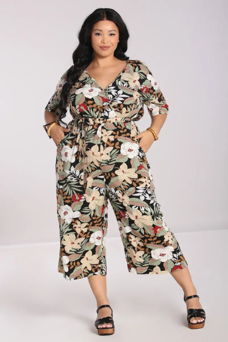Hell Bunny Jumpsuits & Playsuits|Jumpsuits & Playsuits>Adelaida Jumpsuit Black