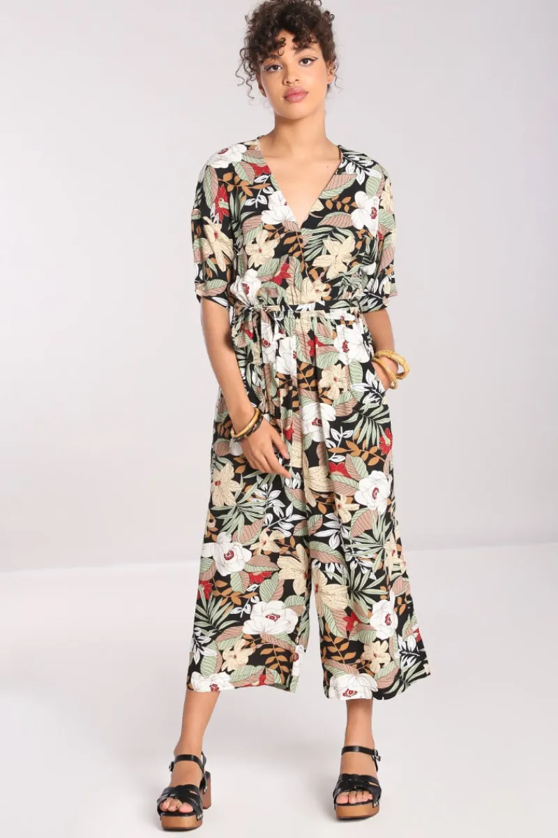 Hell Bunny Jumpsuits & Playsuits|Jumpsuits & Playsuits>Adelaida Jumpsuit Black