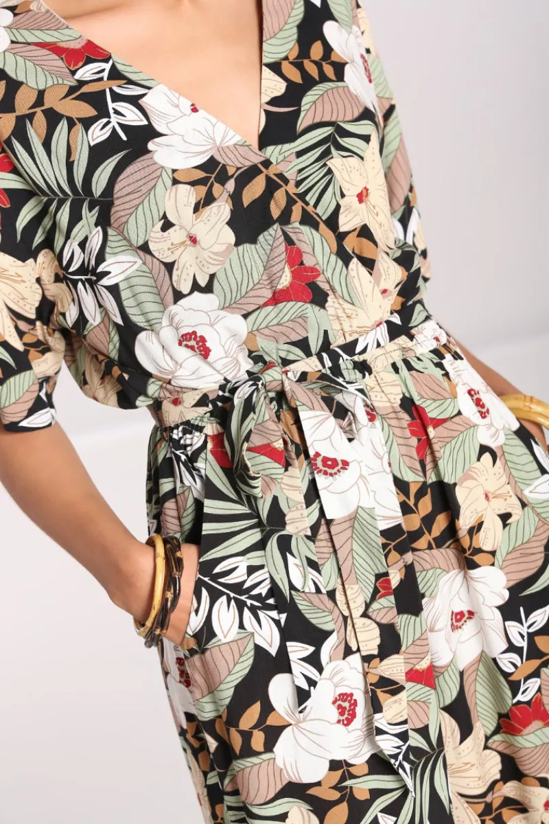Hell Bunny Jumpsuits & Playsuits|Jumpsuits & Playsuits>Adelaida Jumpsuit Black