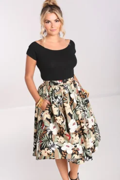 Hell Bunny Skirts|Skirts>Adelaida Skirt Black