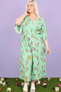 Hell Bunny Jumpsuits & Playsuits|Jumpsuits & Playsuits>Adelina Jumpsuit Mint