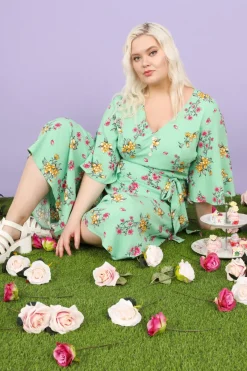 Hell Bunny Jumpsuits & Playsuits|Jumpsuits & Playsuits>Adelina Jumpsuit Mint