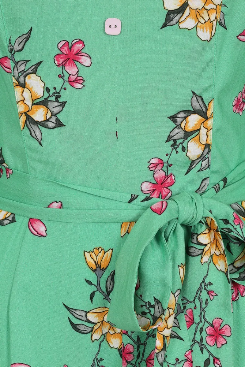 Hell Bunny Jumpsuits & Playsuits|Jumpsuits & Playsuits>Adelina Jumpsuit Mint