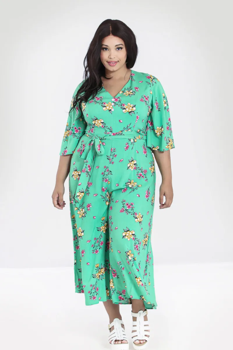 Hell Bunny Jumpsuits & Playsuits|Jumpsuits & Playsuits>Adelina Jumpsuit Mint