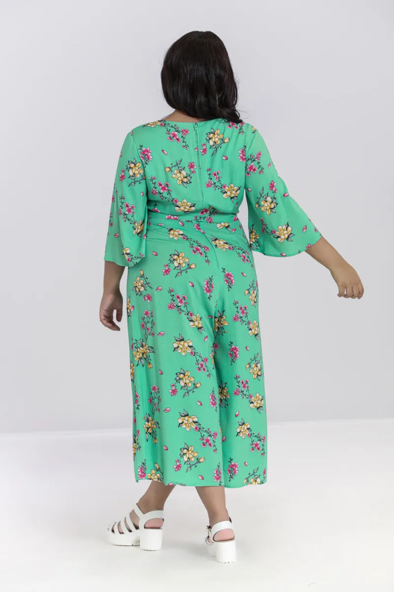 Hell Bunny Jumpsuits & Playsuits|Jumpsuits & Playsuits>Adelina Jumpsuit Mint
