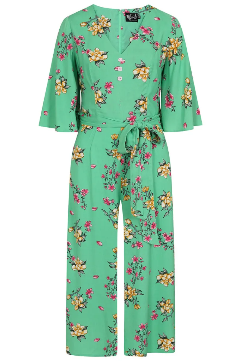 Hell Bunny Jumpsuits & Playsuits|Jumpsuits & Playsuits>Adelina Jumpsuit Mint