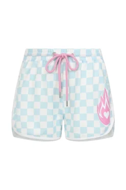 Hell Bunny Trousers & Shorts|Trousers & Shorts>Alexis Shorts Blue