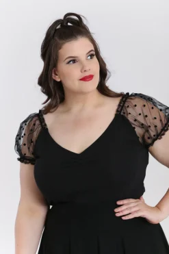 Hell Bunny Tops|Tops>Amandine Top Black