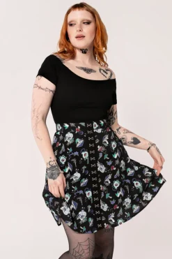 Hell Bunny Skirts|Skirts>Amanita Skirt Black