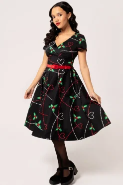 Hell Bunny Dresses|Vintage Dresses>Angelica Dress Black
