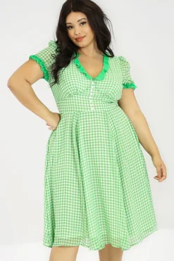 Hell Bunny Dresses|Dresses>Anne Marie Dress Green