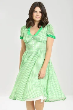 Hell Bunny Dresses|Dresses>Anne Marie Dress Green