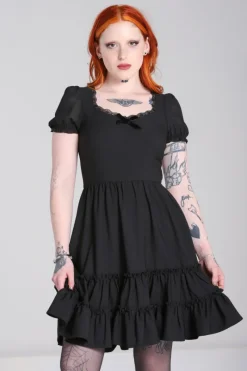 Hell Bunny Dresses|Mini Dresses>Annette Dress Black