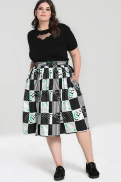 Hell Bunny Skirts|Skirts>Annie 50's Skirt Black