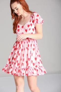 Hell Bunny Dresses|Vintage Dresses>Aphrodite Mini Dress Pink