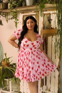Hell Bunny Dresses|Vintage Dresses>Aphrodite Mini Dress Pink