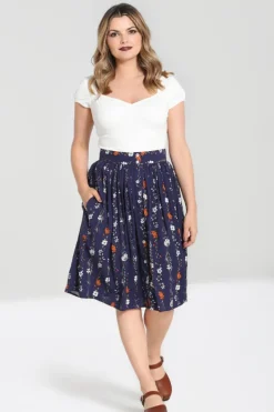 Hell Bunny Skirts|Skirts>Asta Skirt Blue