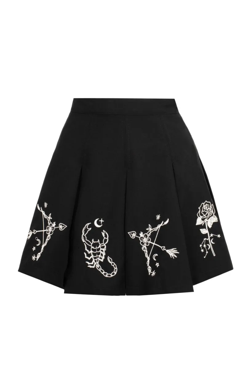 Hell Bunny Skirts|Skirts>Astrology Skirt Black