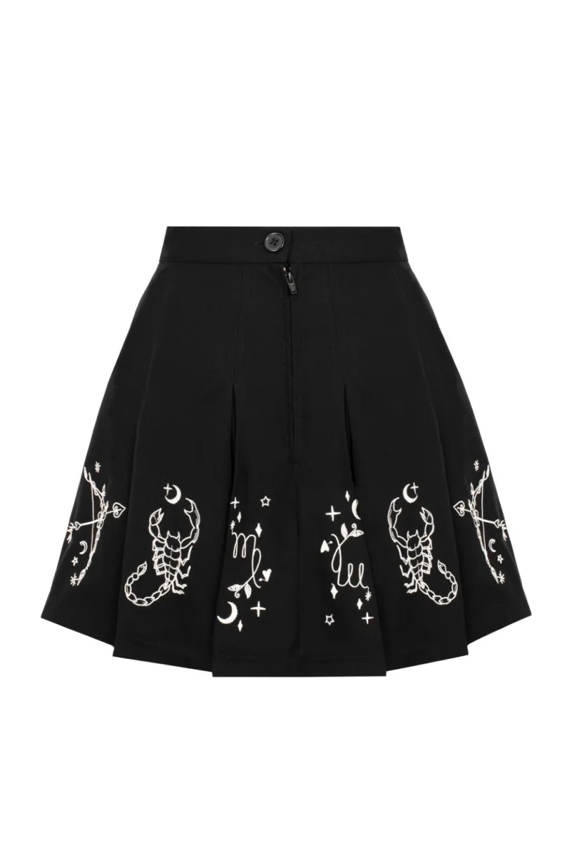 Hell Bunny Skirts|Skirts>Astrology Skirt Black