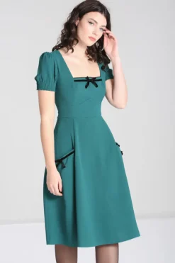 Hell Bunny Dresses|Dresses>Aubrey Dress Green