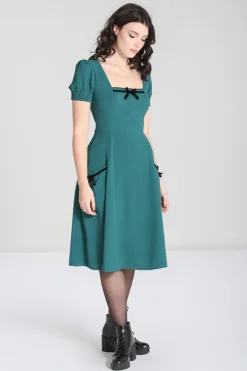 Hell Bunny Dresses|Dresses>Aubrey Dress Green