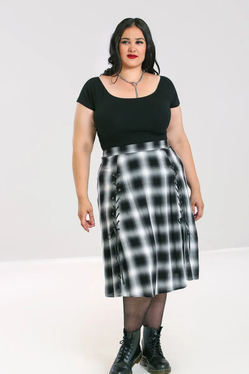 Hell Bunny Skirts|Skirts>Avril Skirt Grey