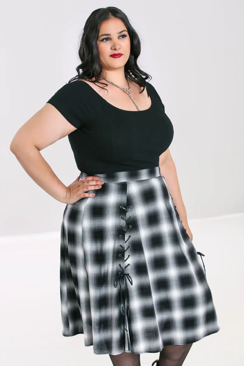 Hell Bunny Skirts|Skirts>Avril Skirt Grey