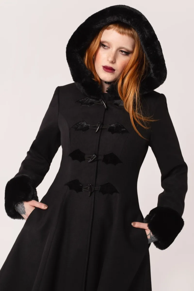 Hell Bunny Coats & Jackets|Coats & Jackets>Batilda Coat Black