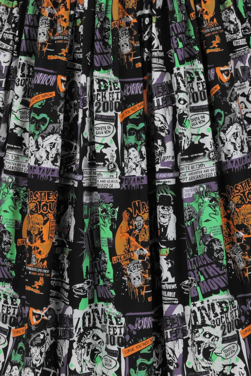 Hell Bunny Skirts|Skirts>Be Afraid 50's Skirt Black