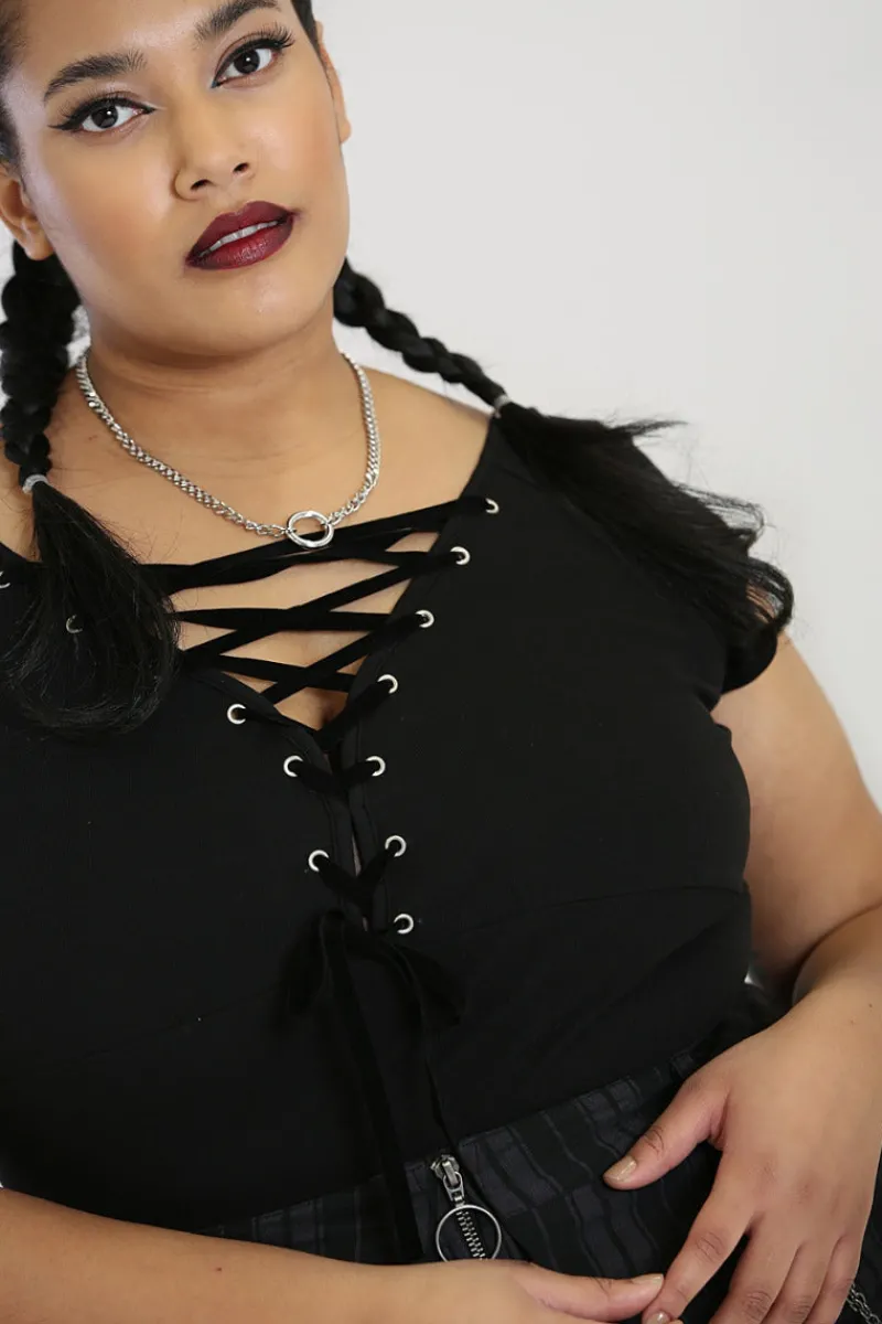 Hell Bunny Tops|Tops>Belladonna Top H Black