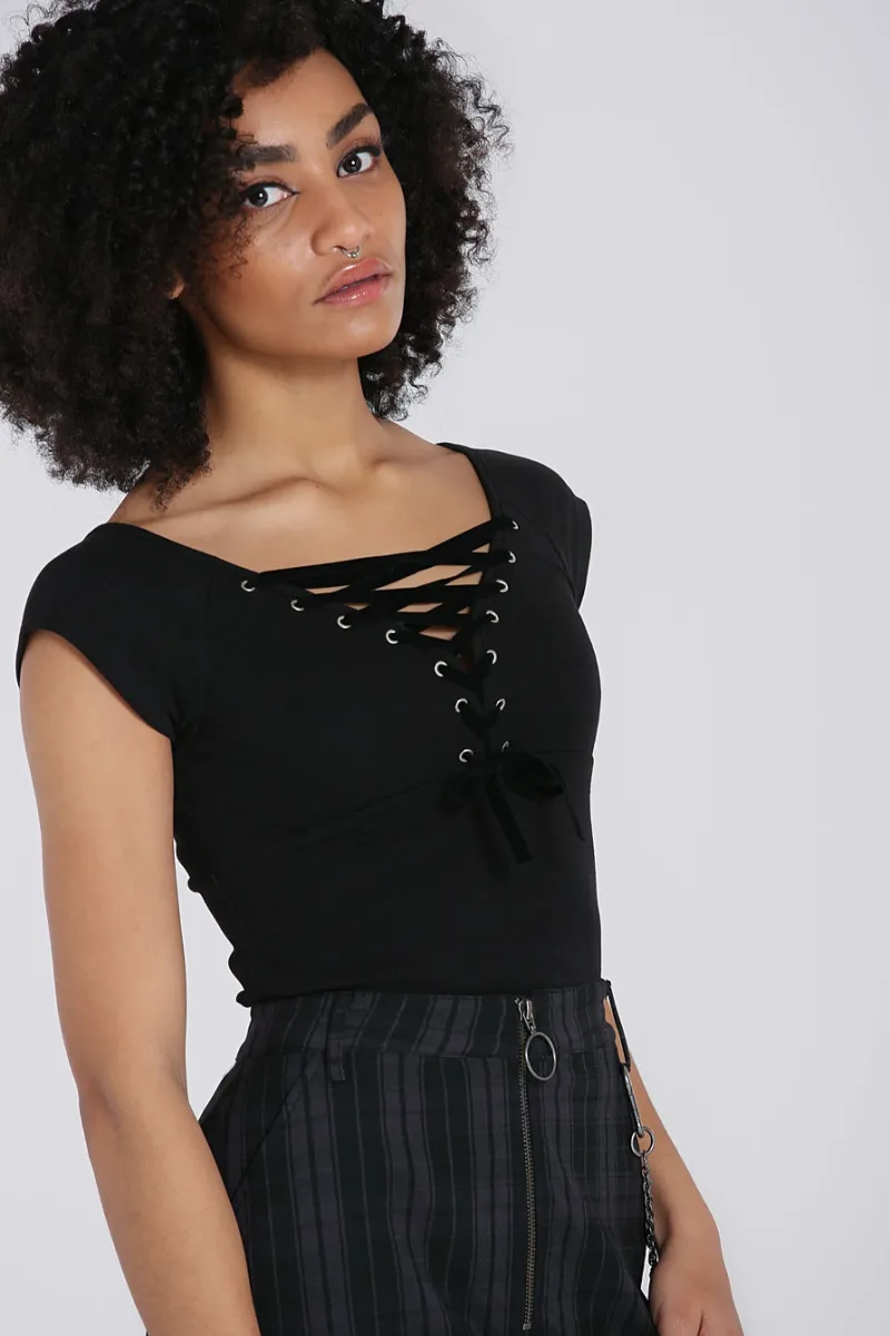 Hell Bunny Tops|Tops>Belladonna Top H Black