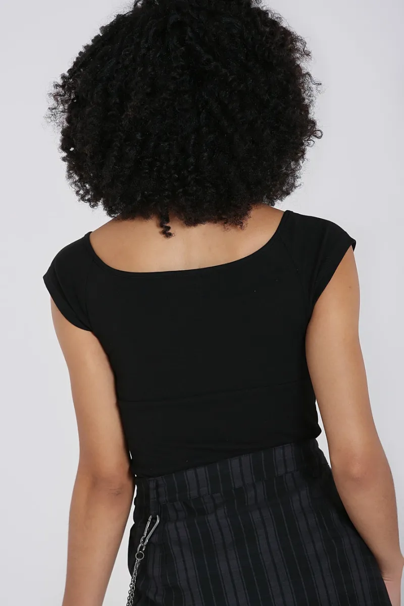Hell Bunny Tops|Tops>Belladonna Top H Black