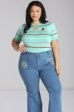 Hell Bunny Tops|Tops>Berry Cute Top Mint