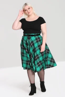 Hell Bunny Skirts|Skirts>Beryl Skirt Green