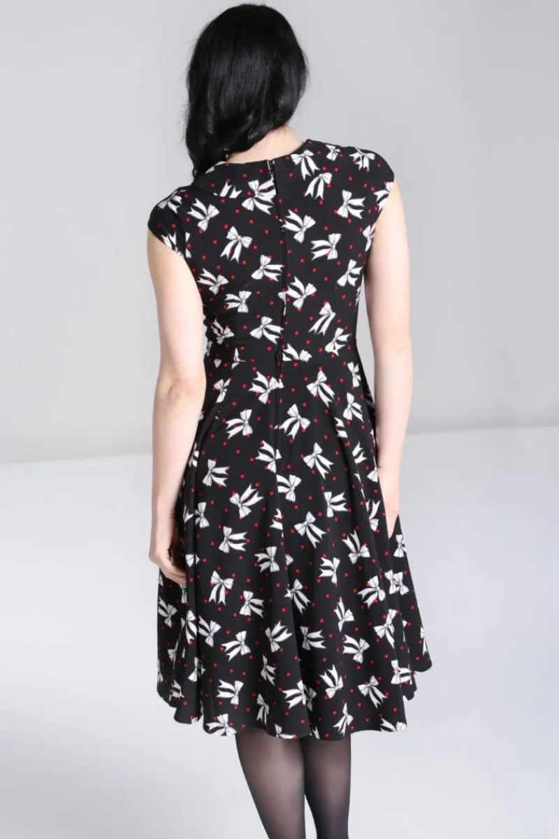 Hell Bunny Dresses|Dresses>Bobbie Midi Dress Black