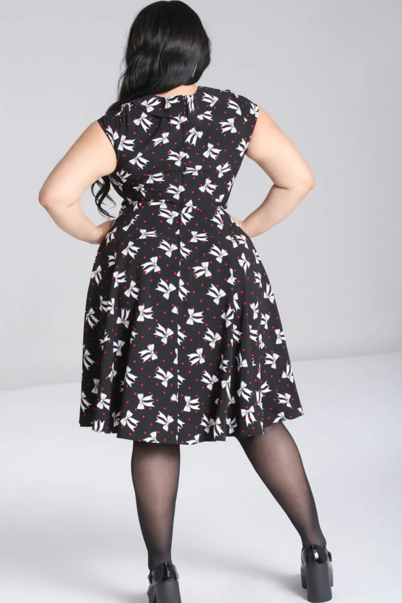 Hell Bunny Dresses|Dresses>Bobbie Midi Dress Black