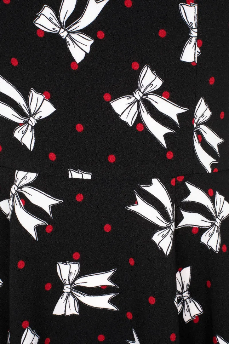 Hell Bunny Dresses|Dresses>Bobbie Midi Dress Black