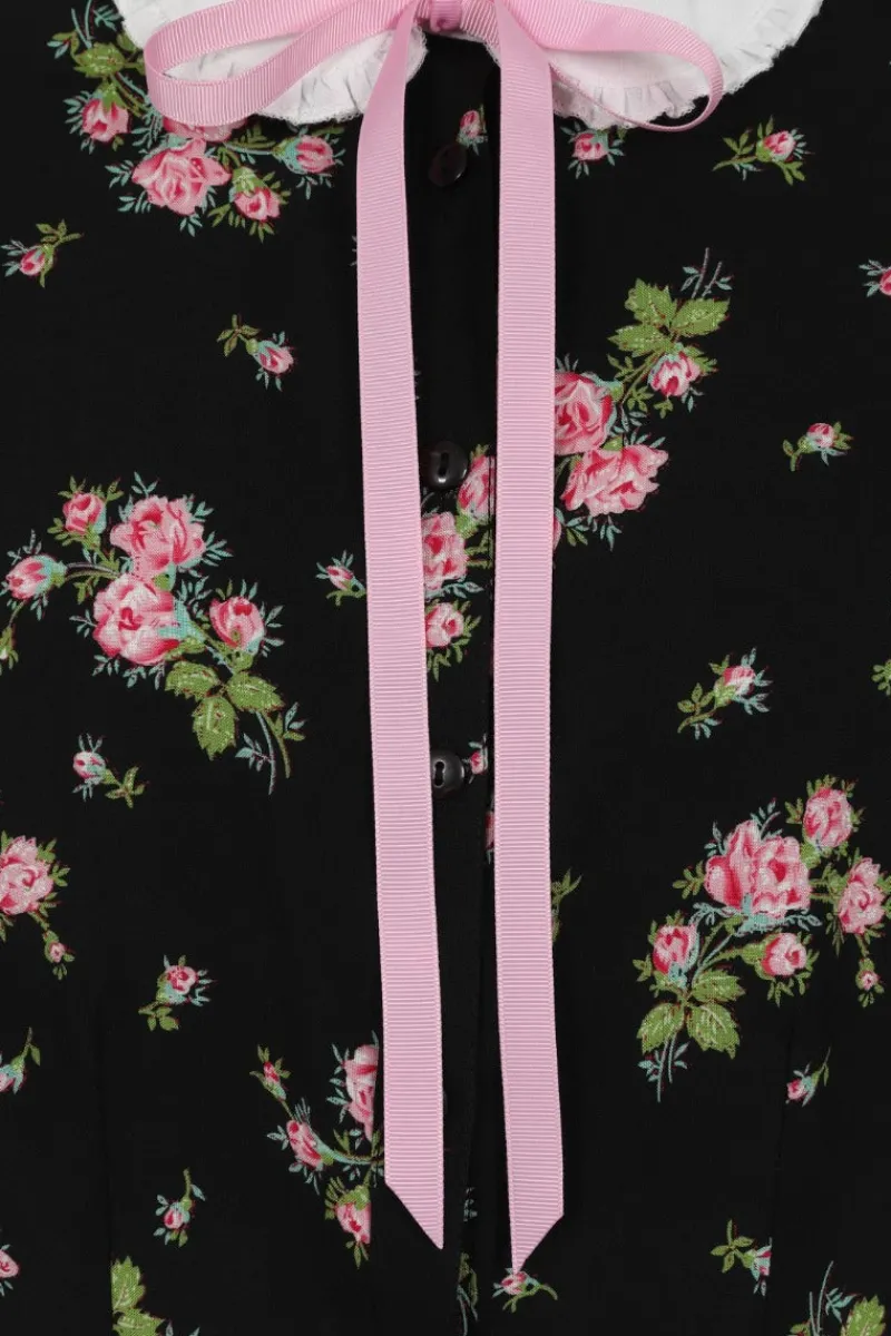 Hell Bunny Tops|Blouses>Bobby Sue Blouse Black
