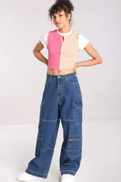 Hell Bunny Trousers & Shorts|Trousers & Shorts>Cameron Jeans Blue