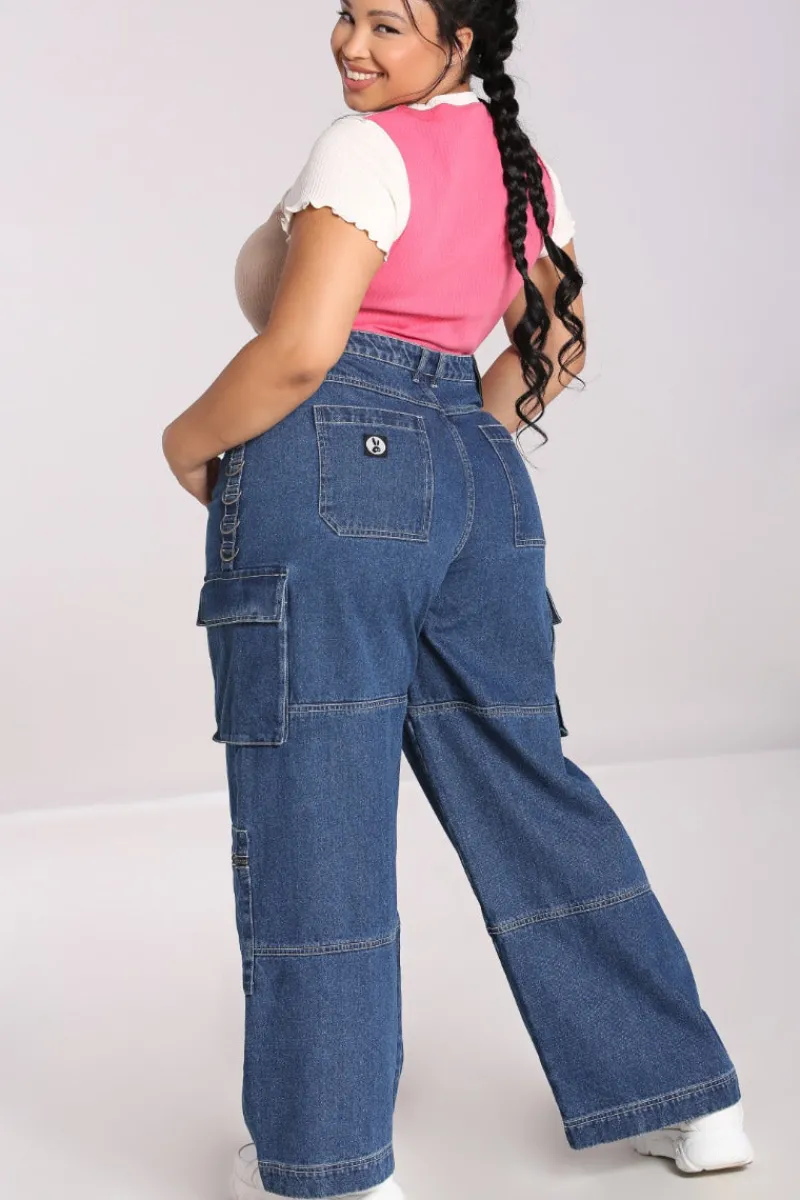 Hell Bunny Trousers & Shorts|Trousers & Shorts>Cameron Jeans Blue