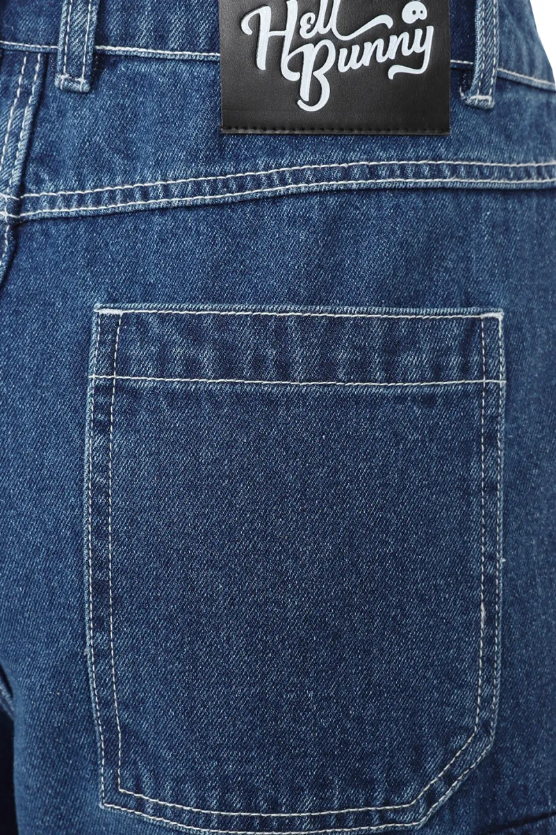 Hell Bunny Trousers & Shorts|Trousers & Shorts>Cameron Jeans Blue