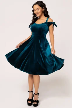 Hell Bunny Dresses|Vintage Dresses>Carrie Dress Teal