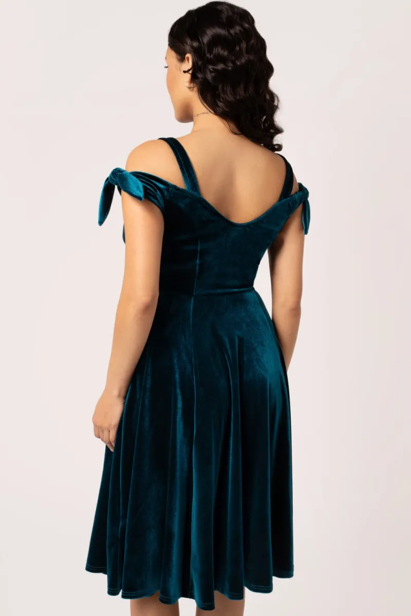 Hell Bunny Dresses|Vintage Dresses>Carrie Dress Teal