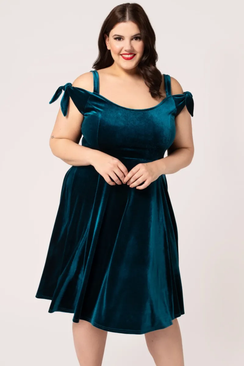 Hell Bunny Dresses|Vintage Dresses>Carrie Dress Teal