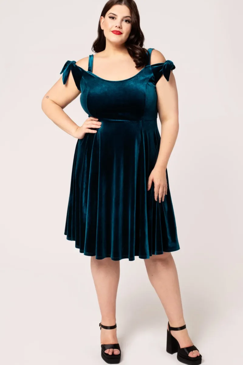 Hell Bunny Dresses|Vintage Dresses>Carrie Dress Teal