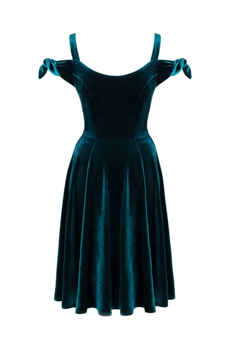 Hell Bunny Dresses|Vintage Dresses>Carrie Dress Teal