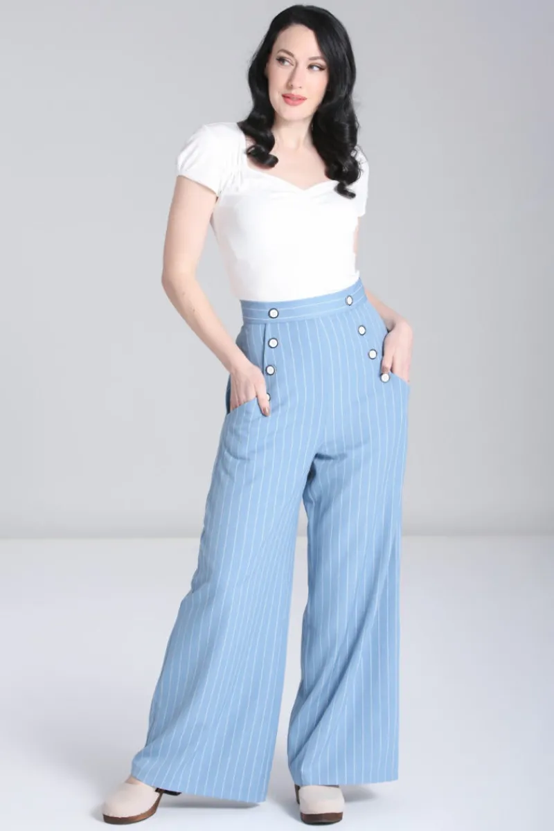 Hell Bunny Trousers & Shorts|Trousers & Shorts>Caspian Swing Trousers