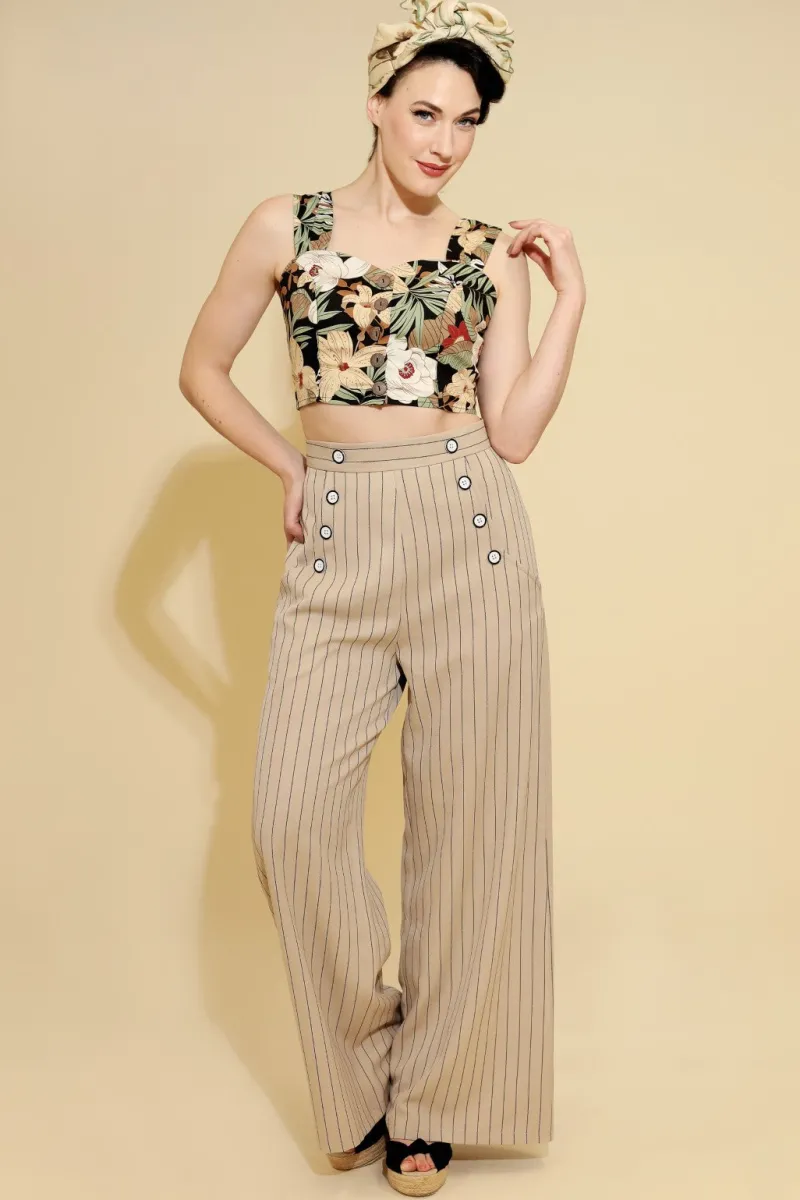 Hell Bunny Trousers & Shorts|Trousers & Shorts>Caspian Swing Trousers