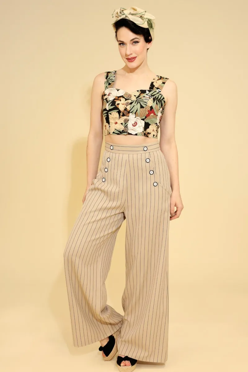 Hell Bunny Trousers & Shorts|Trousers & Shorts>Caspian Swing Trousers