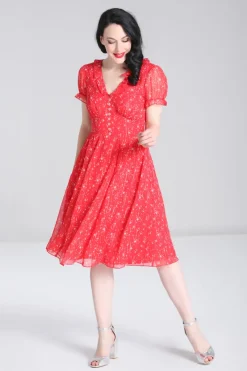 Hell Bunny Dresses|Dresses>Cassiopeia Dress Red